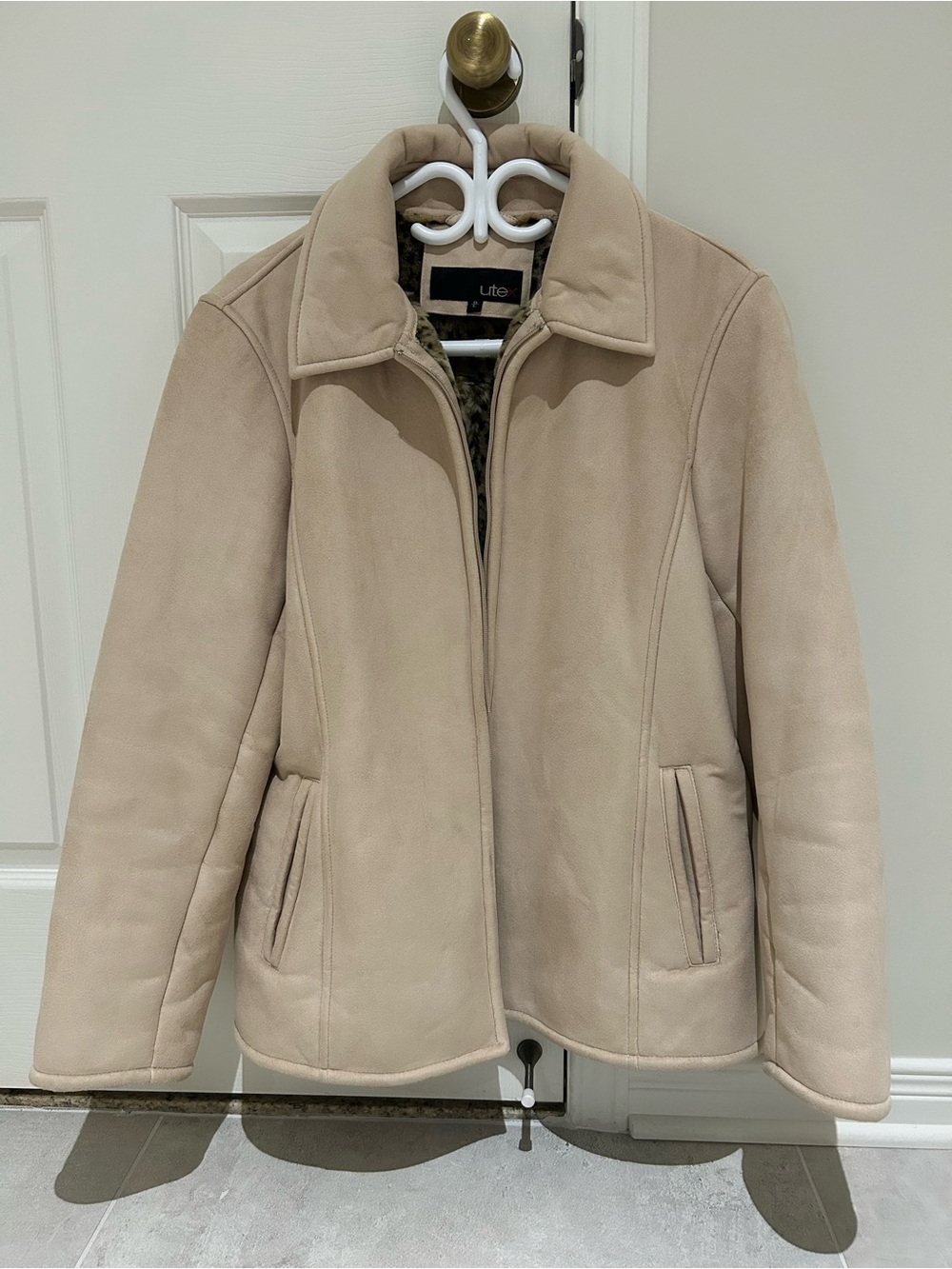 Vintage Cream Suede Jacket